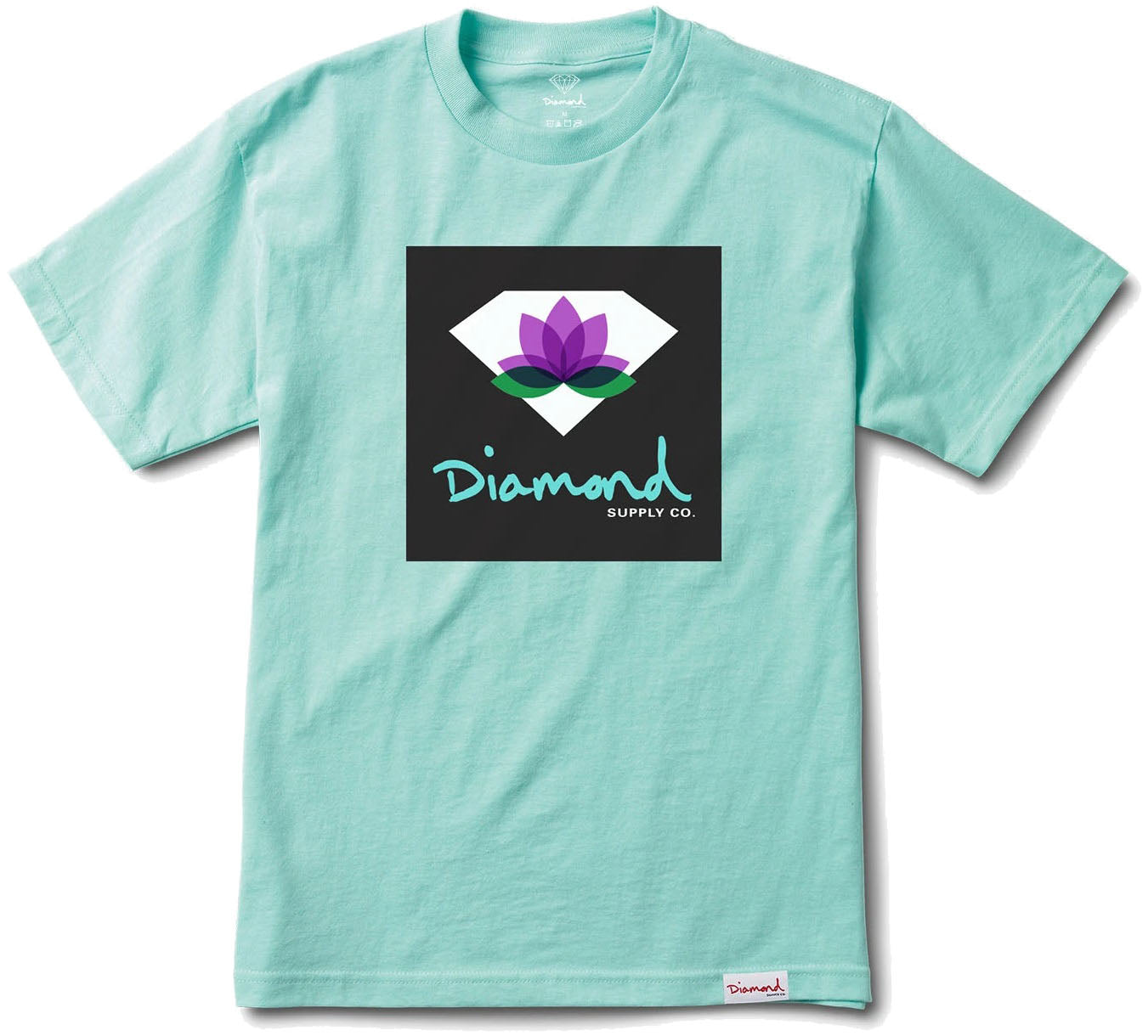 Diamond Supply Co Lotus Box Tee, Diamond Blue