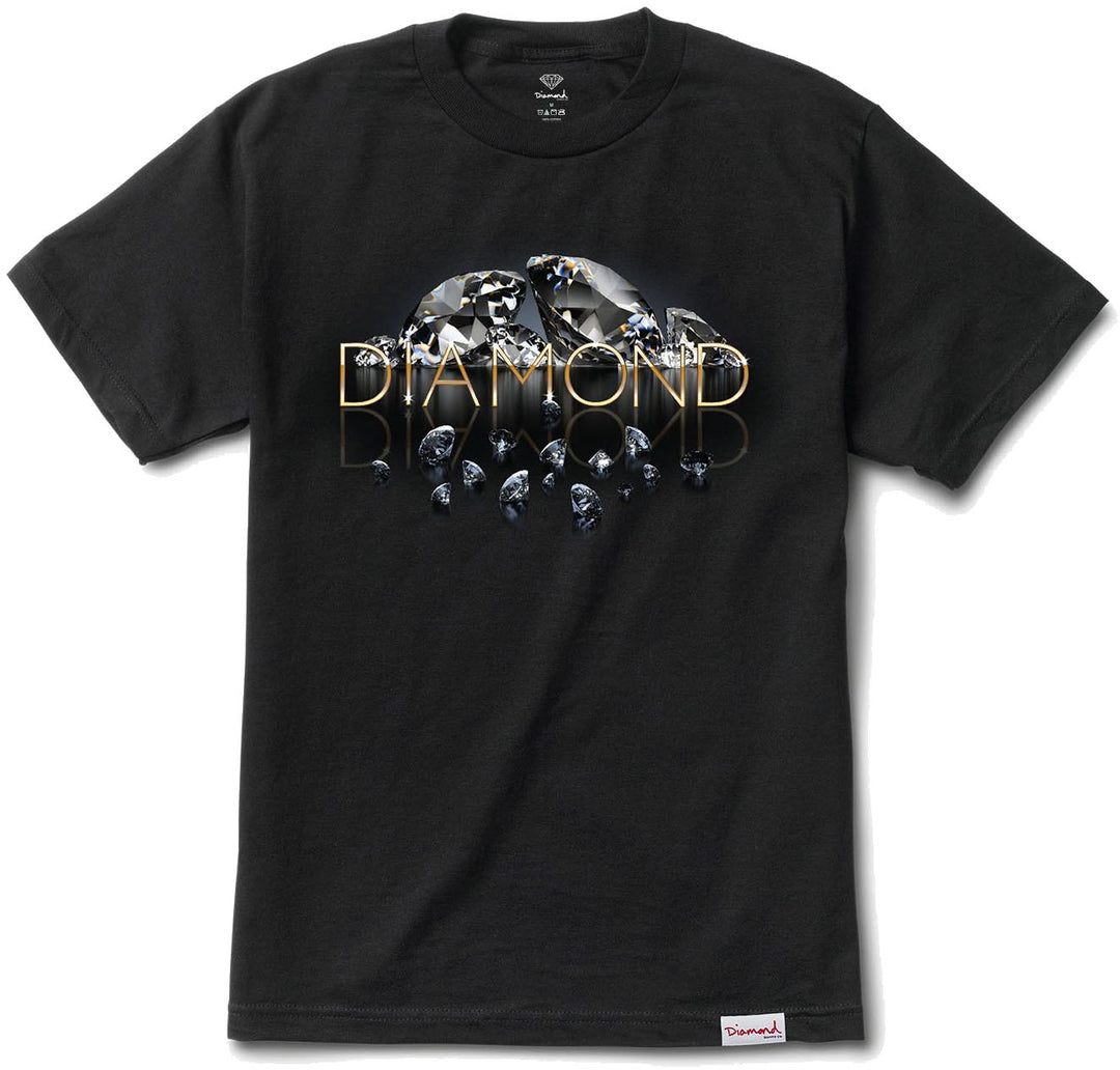 Diamond Supply Co Mirrored Tee, Black