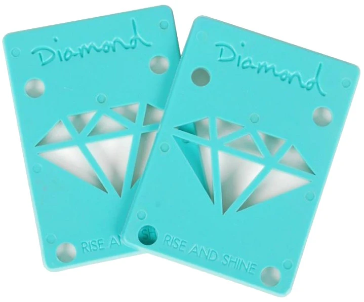 Diamond Supply Co Rise and Shine 1/8&quot; Risers, Diamond Blue