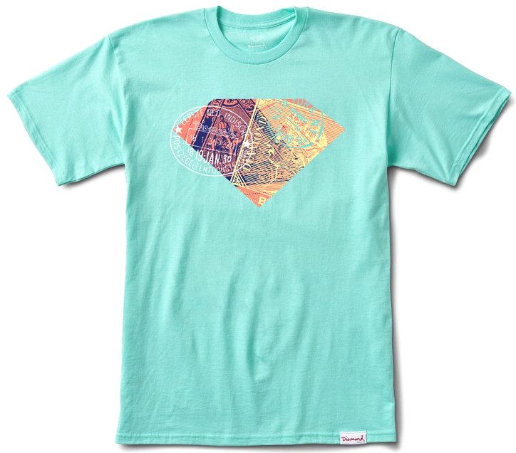 Diamond Supply Co Trotter Tee, Diamond Blue