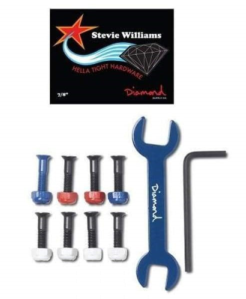 Diamond Supply Co Stevie Williams Hella Tight 7/8&quot; Allen Hardware, Blue
