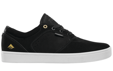 Emerica Figgy Dose Shoe Black White Gold