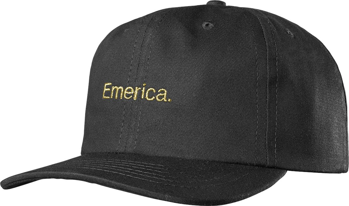 Emerica Pure Gold Dad Hat, Black