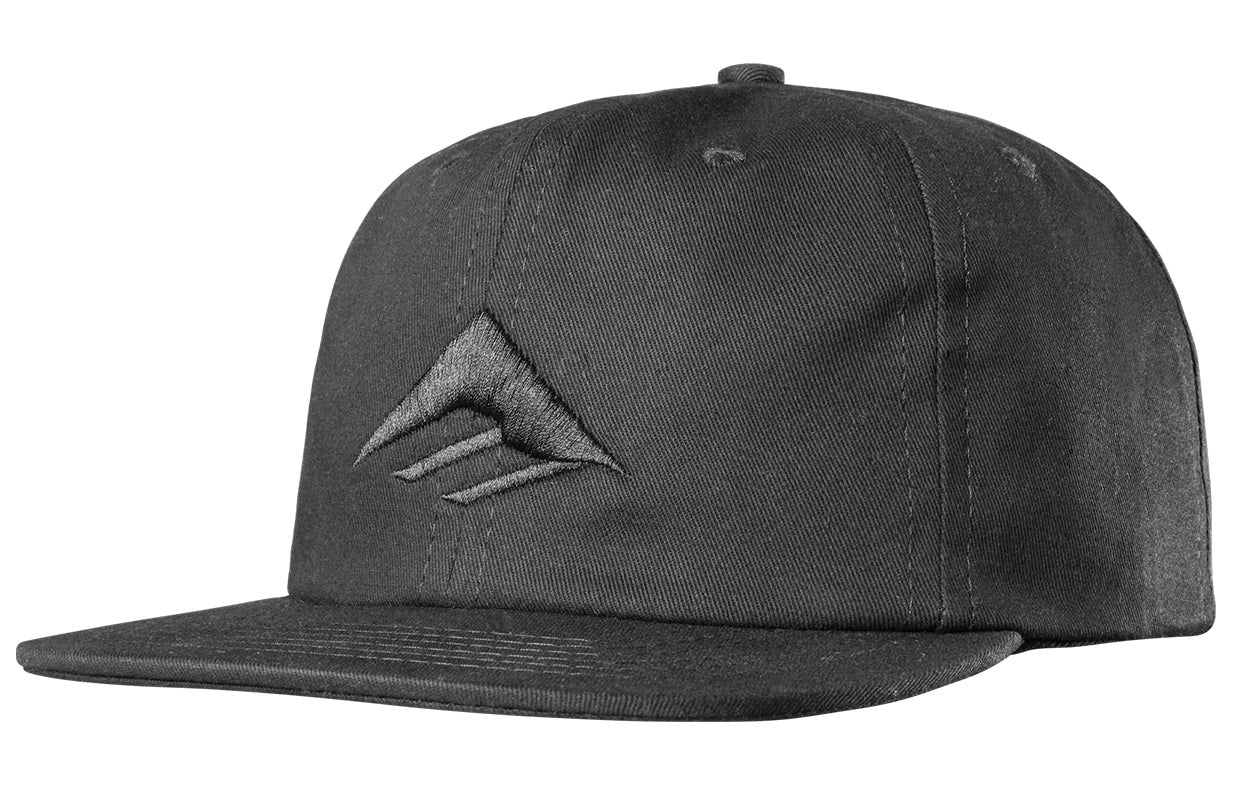 Emerica Stealth Triangle Snapback, Black