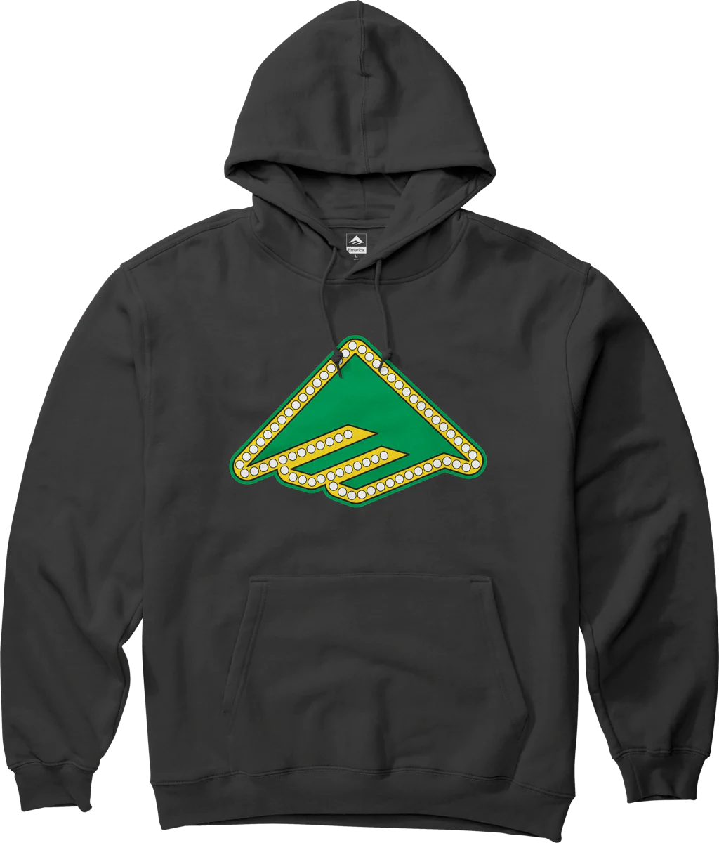 Emerica x Shake Junt Triangle Lights Hoodie, Black