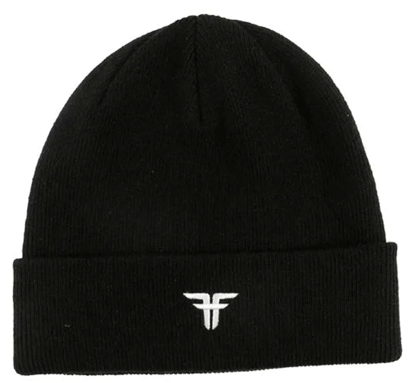 Fallen Trademark Embroidered Beanie, Black