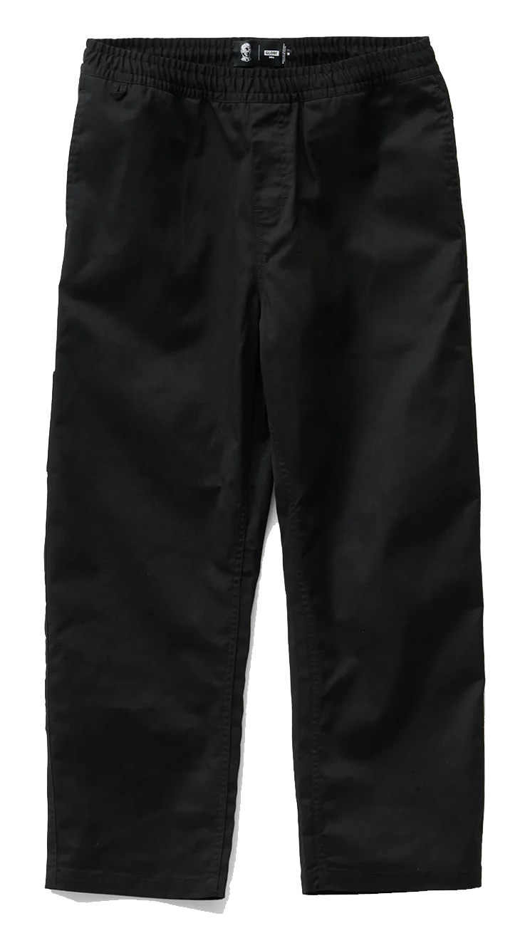 Globe Stray Elastic Waist Pants,  Black