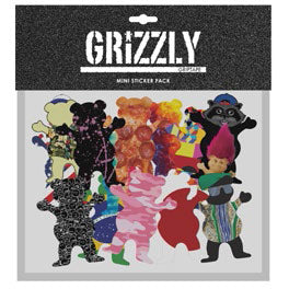 Grizzly Assorted Mini Sticker Pack