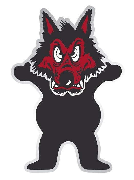 Grizzly Wolfpack Bear Sticker