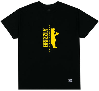 Grizzly Down the Middle Tee, Black
