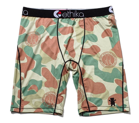 Grizzly x Ethika Land and Waters Boxer, Camo – SK8 Clothing