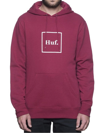 HUF Box Logo Pullover Hoodie, Terra Cotta