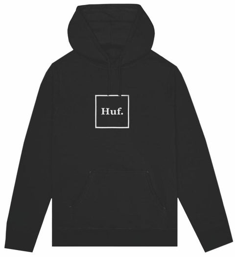 box logo hoodie black