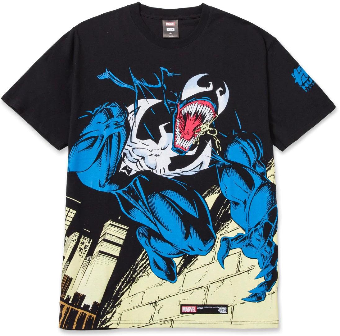 HUF x Marvel Venom Tee, Black