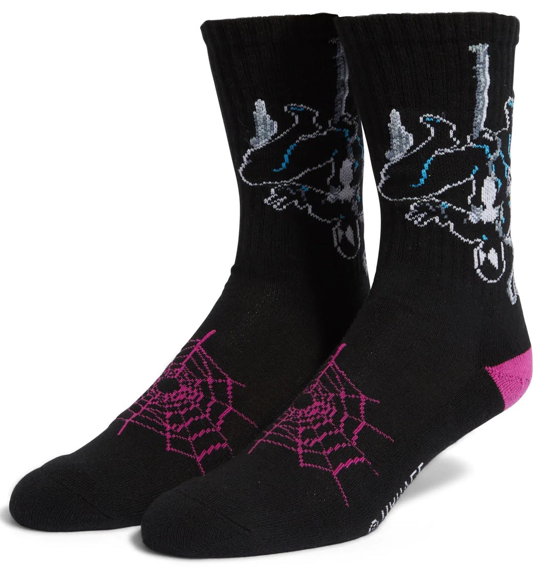 HUF x Marvel Hangin Out Socks, Black