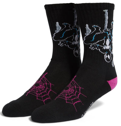 HUF x Marvel Hangin Out Socks, Black