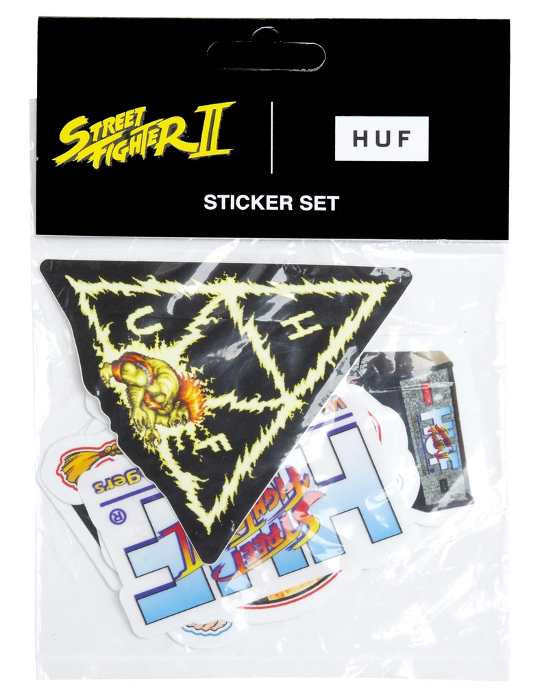 HUF x Street Fighter Sticker Set