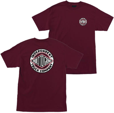 Independent BTG Summit Tee, Burgundy