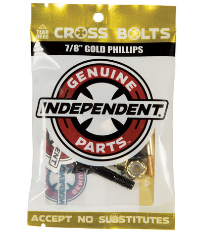 Independent 7/8&quot; Phillips Hardware Black Gold