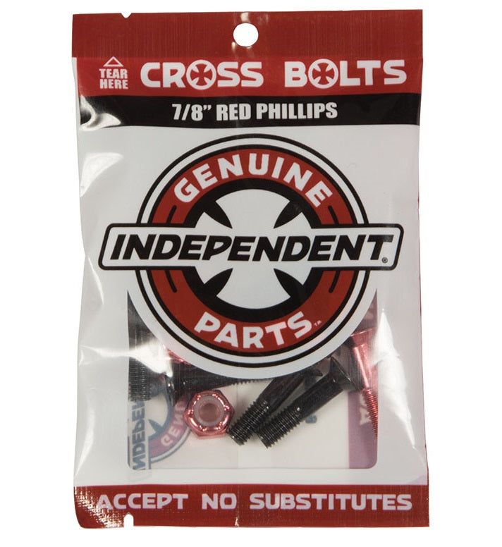 Independent 7/8" Phillips Hardware Black Red