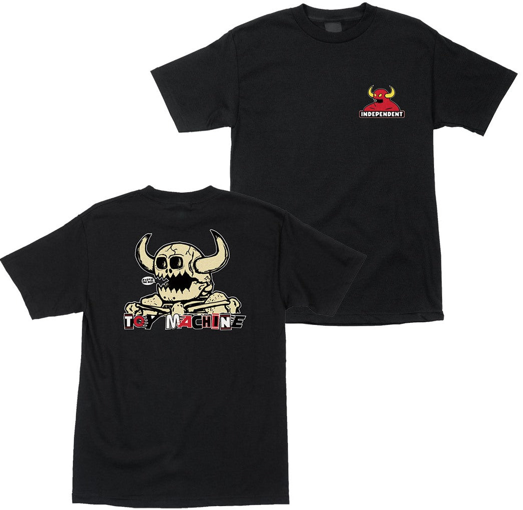 Indy x Toy Machine Mash Up Tee, Black