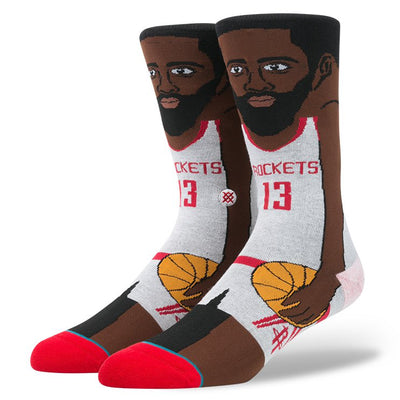 Stance James Harden Socks, White