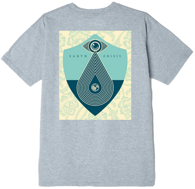 OBEY Earth Crisis Tee, Heather Grey