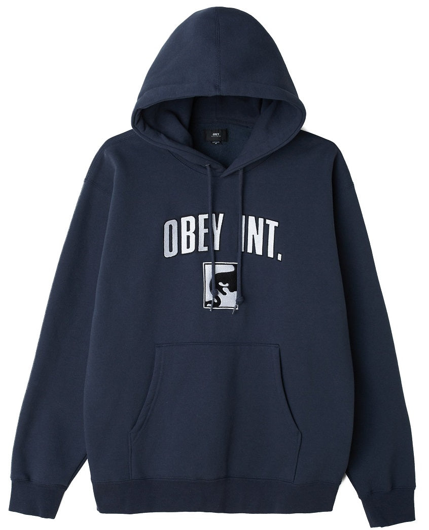OBEY Int. Hoodie, Slate Blue