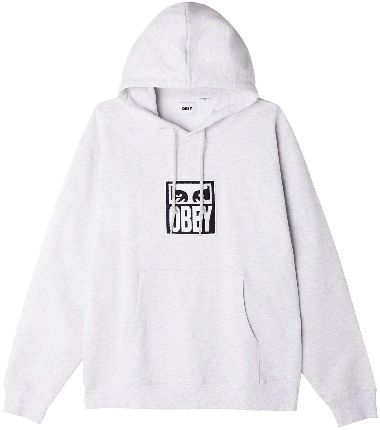 OBEY Subvert Eyes Hoodie, Ash Grey