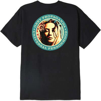 OBEY Universal Person Tee, Black