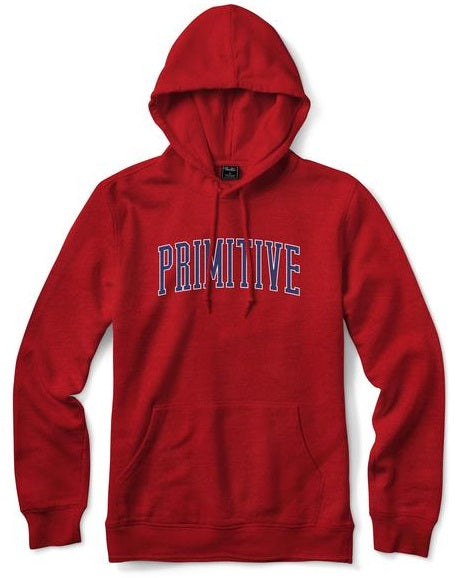 Primitive Collegiate Arch Outline Hoodie, Red 