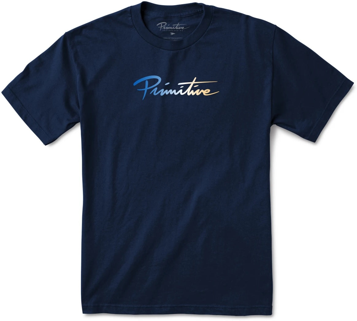 Primitive Nuevo Trails Tee, Navy