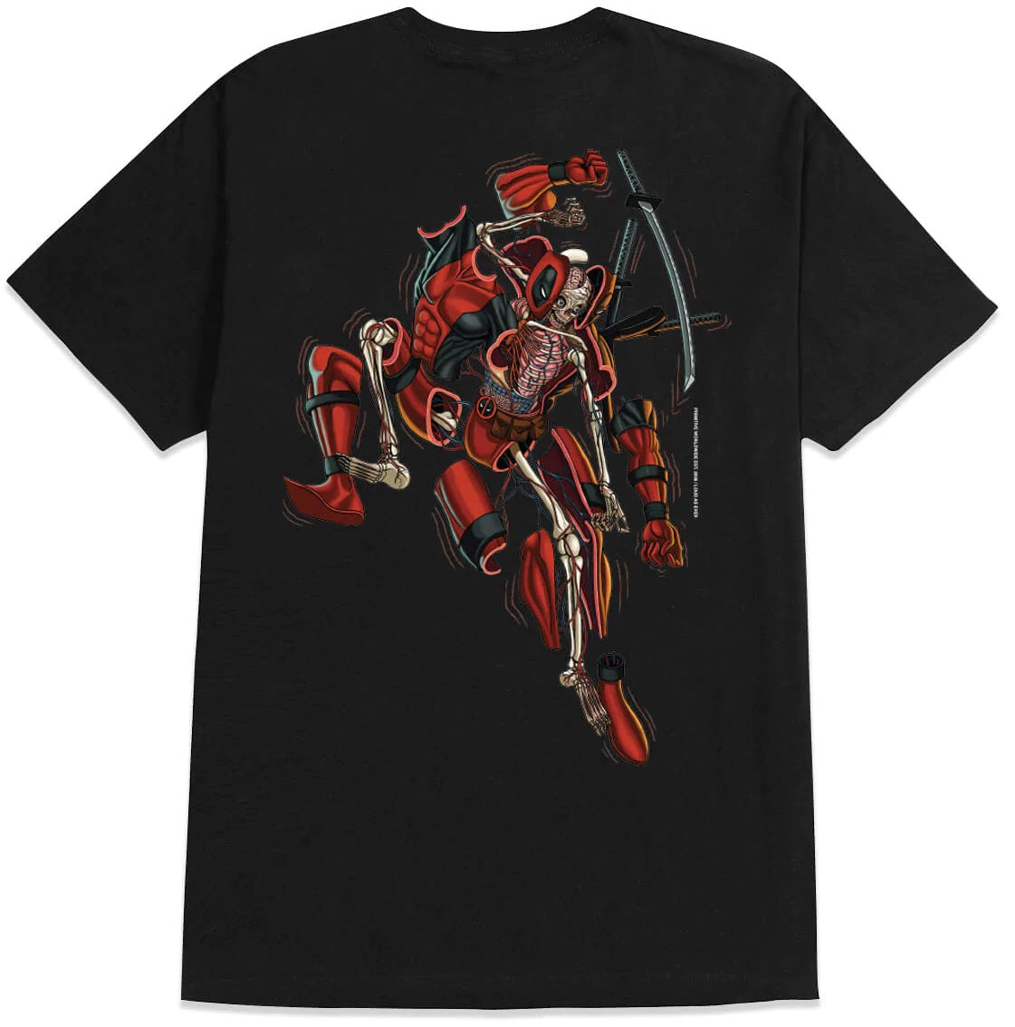 Primitive x Marvel Deadpool Tee, Black