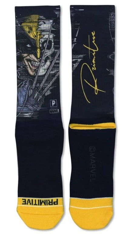 Primitive x Marvel Wolverine Socks, Navy