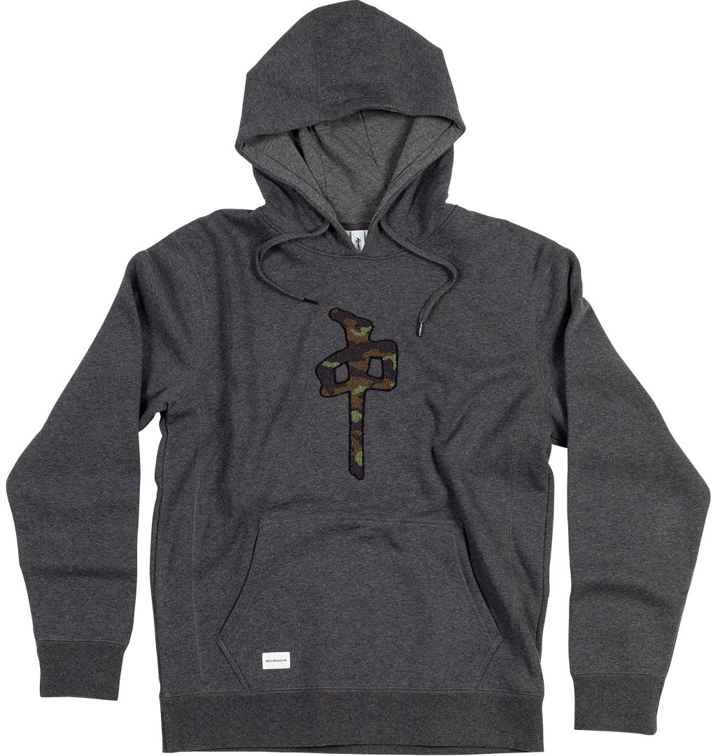 RDS Camo Chung Chenille Hoodie, Charcoal