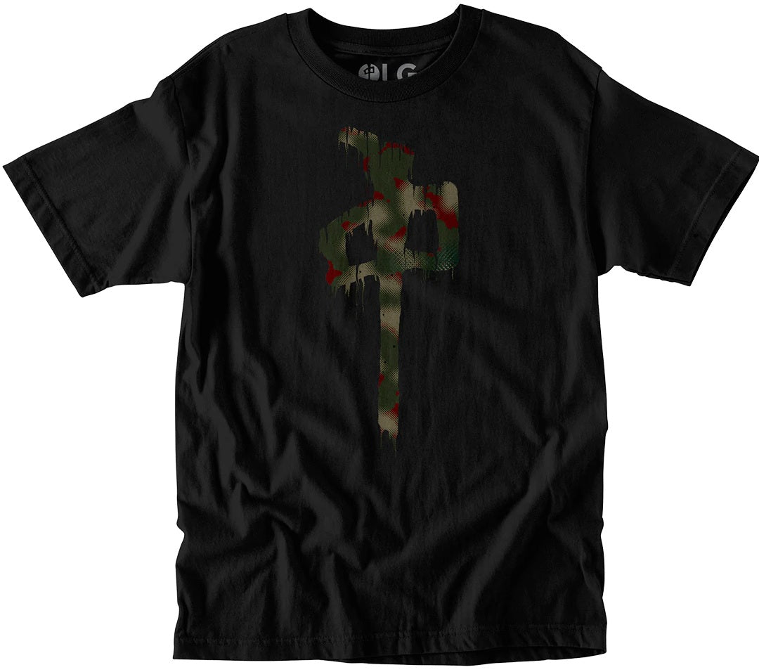 RDS Camo Drip Tee, Black