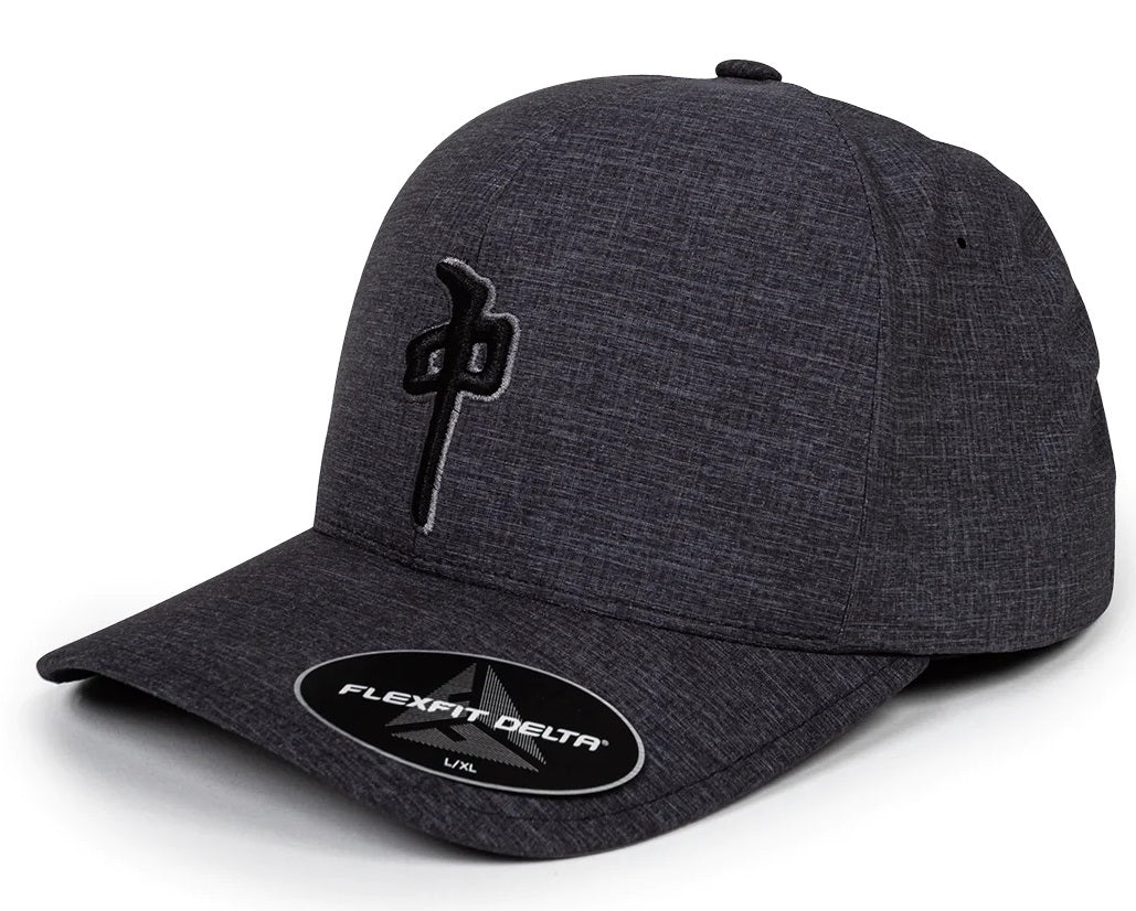 RDS Delta Flexfit OG Puffy Hat, Charcoal Black