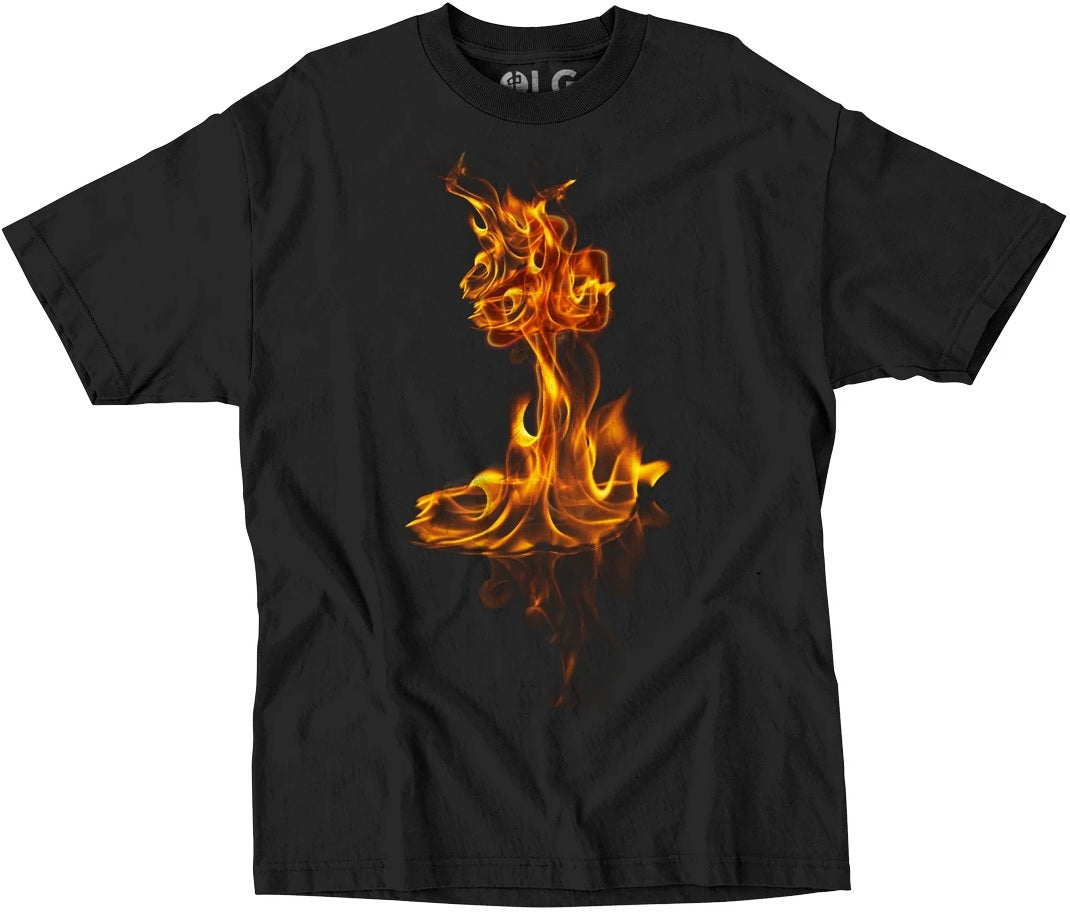 RDS Gas Fire Tee, Black