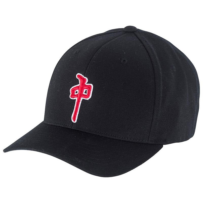 RDS OG Puffy FlexFit Hat, Black Red
