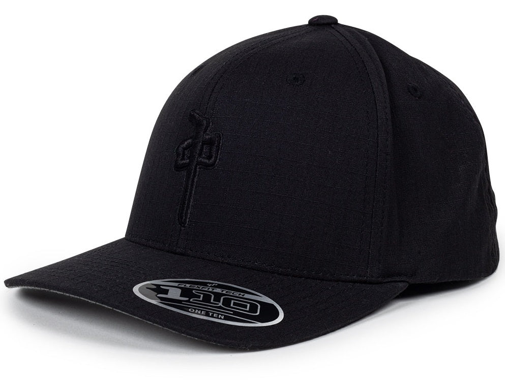 RDS OG Puffy Snapback Hat, Black Black