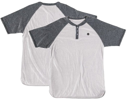RDS Sidetrack Raglan, Heather Grey Dark Heather