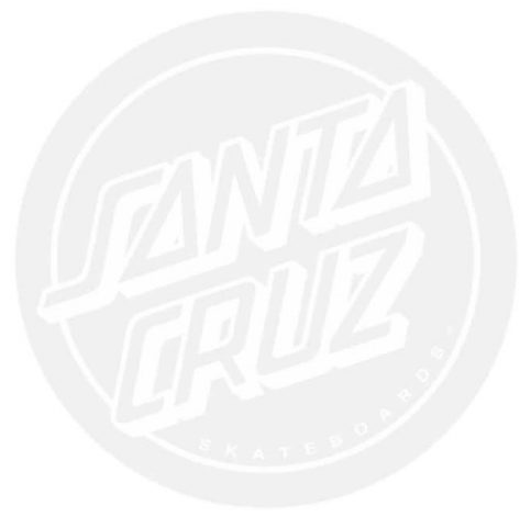 Santa Cruz Opus Dot Sticker, White
