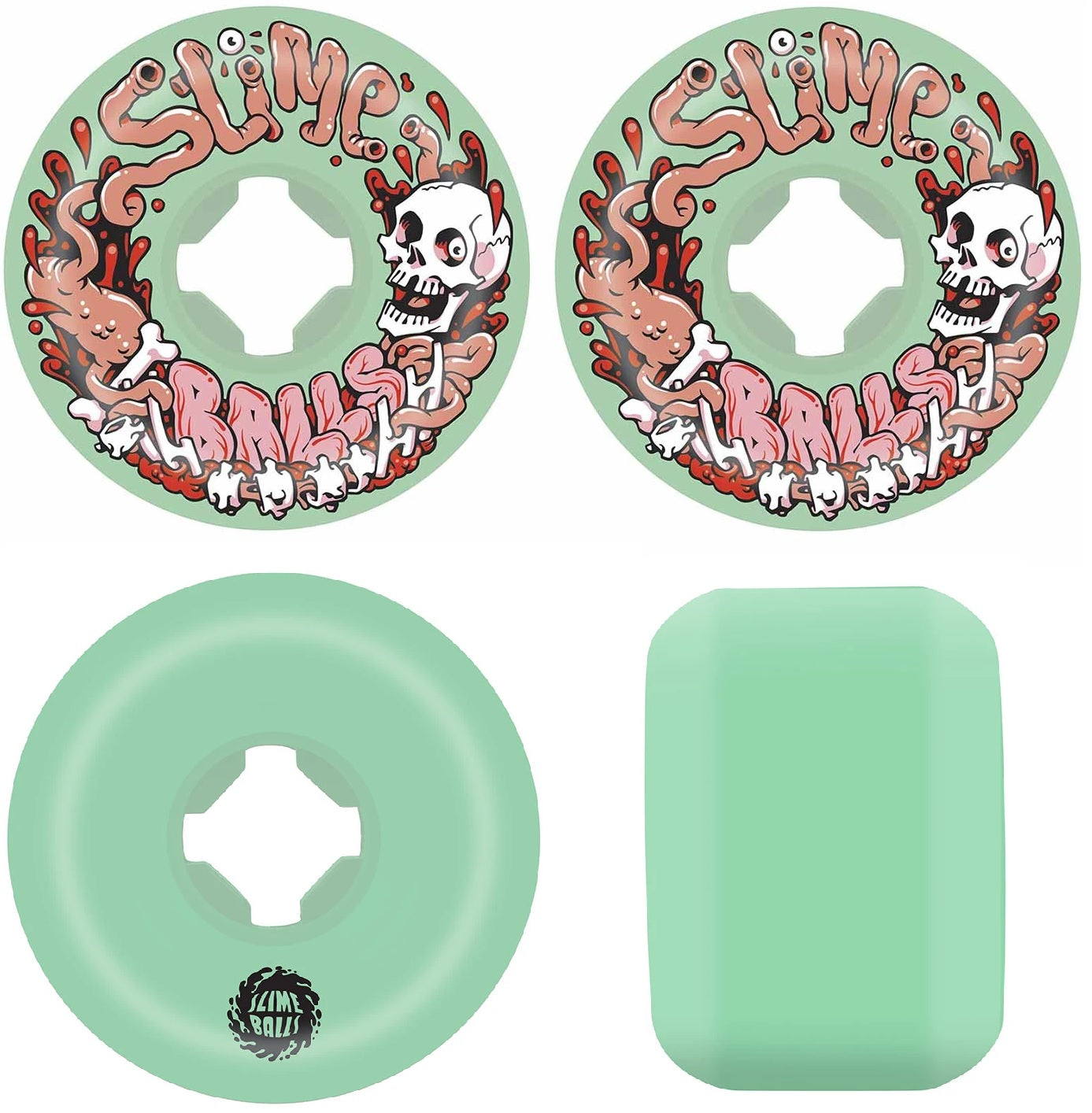 Slime Balls Guts Speed Balls 99A Green 56mm