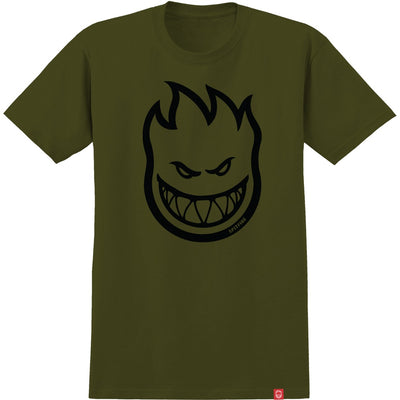 Spitfire Bighead Tee, Military Green Black