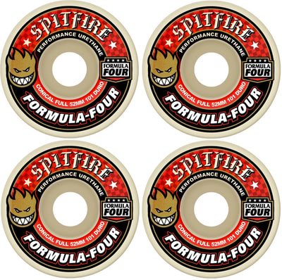 Spitfire Conical Full Formula Four101D Wheels 54mm