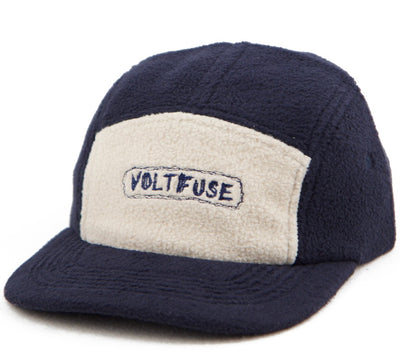 Voltfust Fuzz Strap Back Hat, Navy