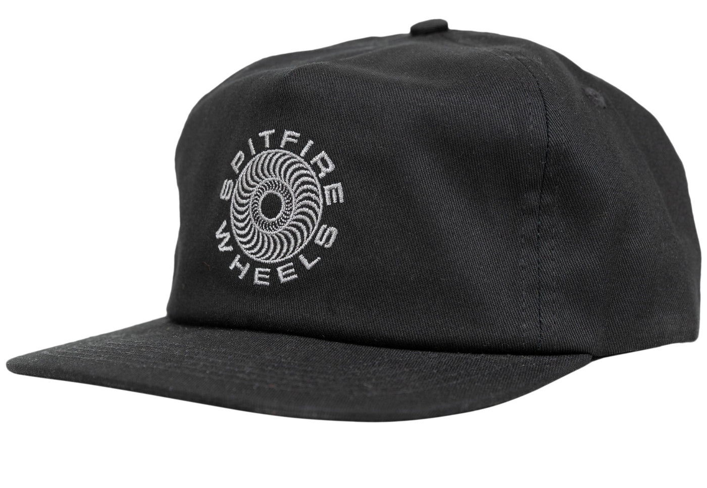 Spitfire Classic 87 Swirl Snapback Hat, Black Grey